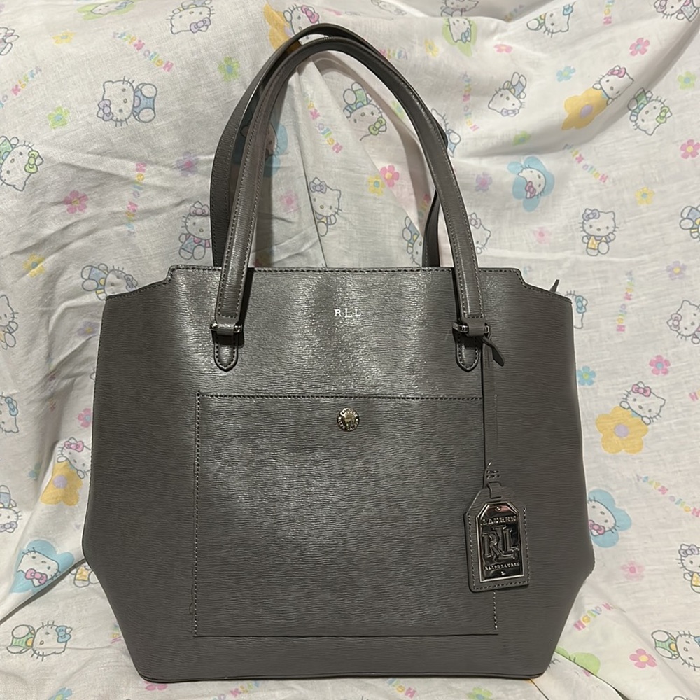 Ralph Lauren Gray Silver handbag